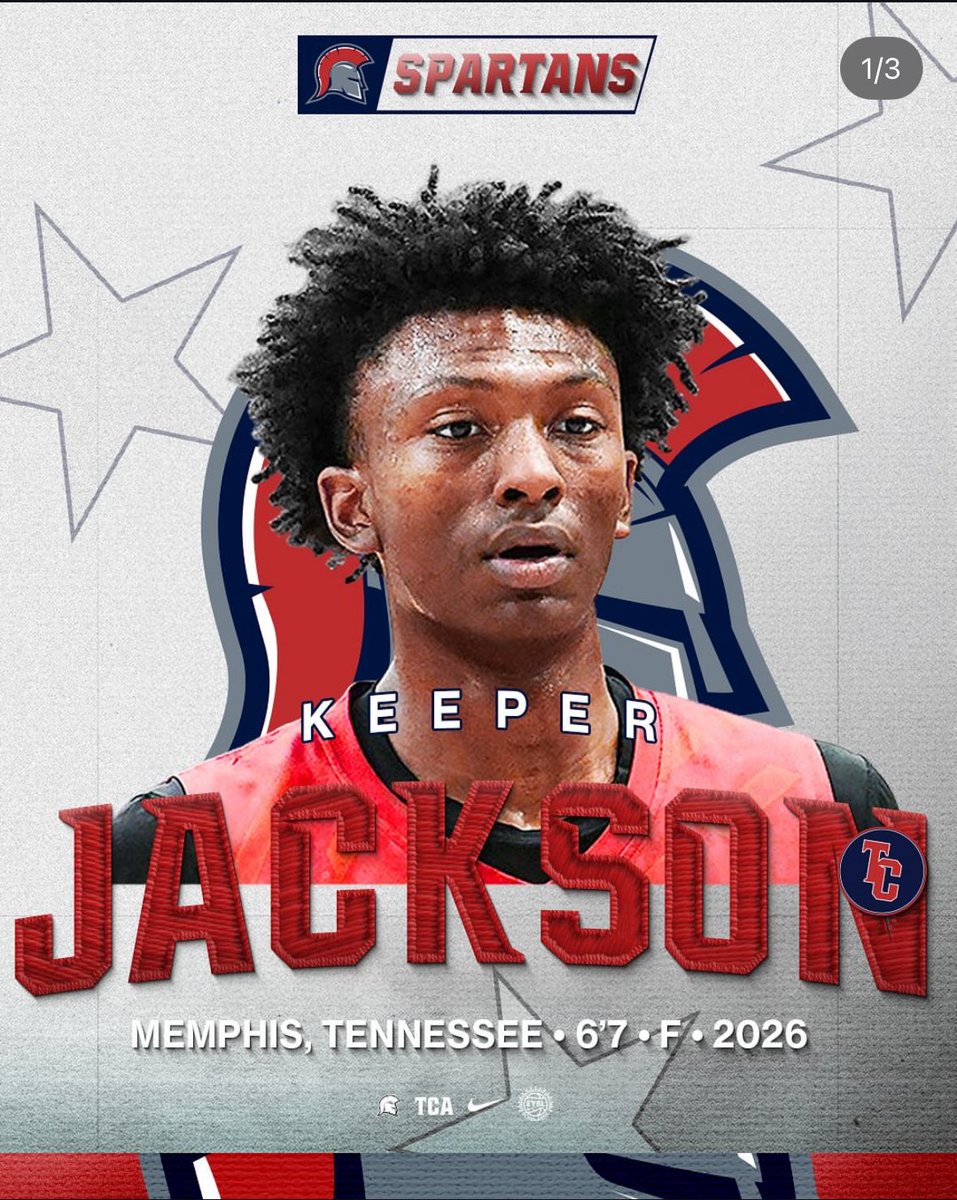 chronicles_hoop's tweet image. 🚨 BREAKING: 6’8” 4⭐️ SF @KEEPERJACKSON22 is heading back home to play his senior year with @tcaspartanshoop after capturing a national title with Columbus High.
A huge opportunity to showcase his full game and boost his D1 stock this season. 📈 #TCASpartans #ClassOf2026