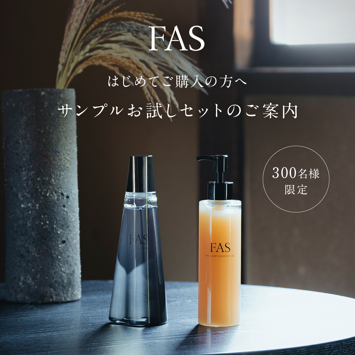 FAS 化粧水とクリームのセット FAS THE BLACK ESSENCE（化粧水） | 発酵科学スキンケア FAS