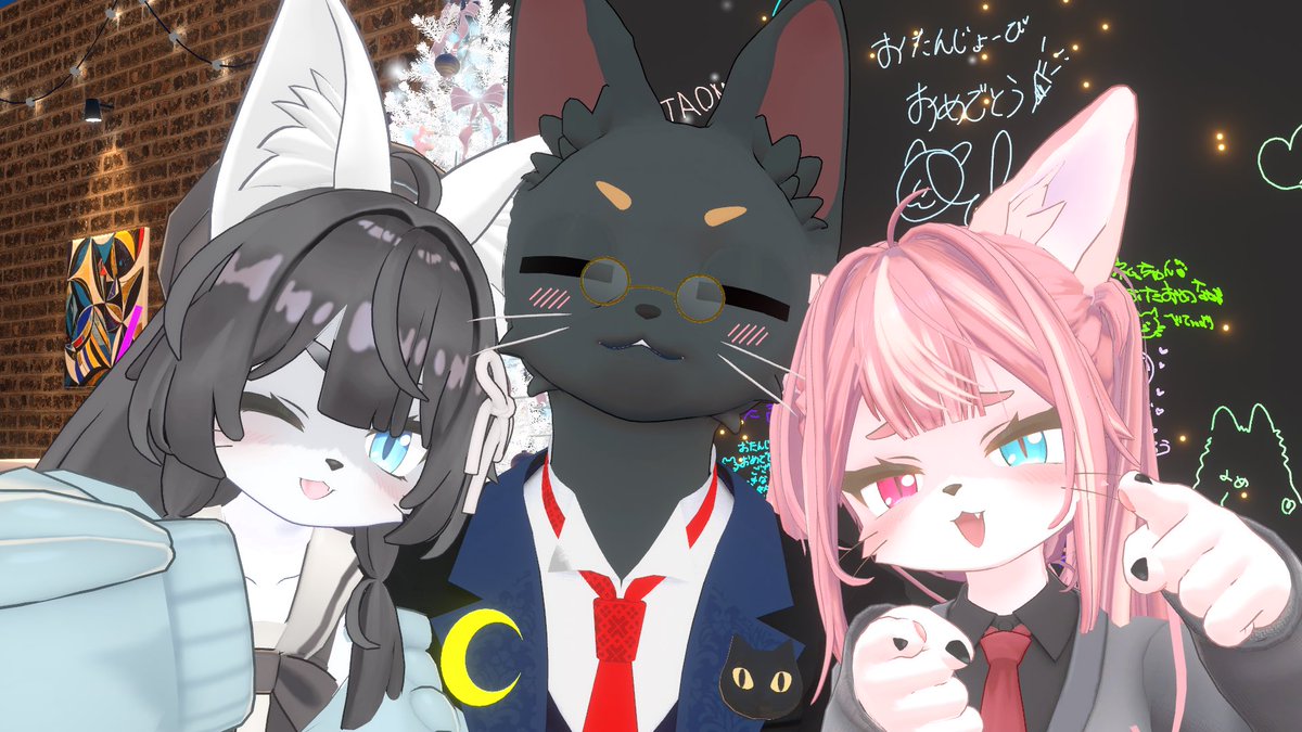min__1250's tweet image. ネムさん（@Nem_Wel0727 ）お誕生日おめでとうございました~~~🐱🐾良い1年を！✨️1枚目は、ネムさんのアローラのすがた！つよそう