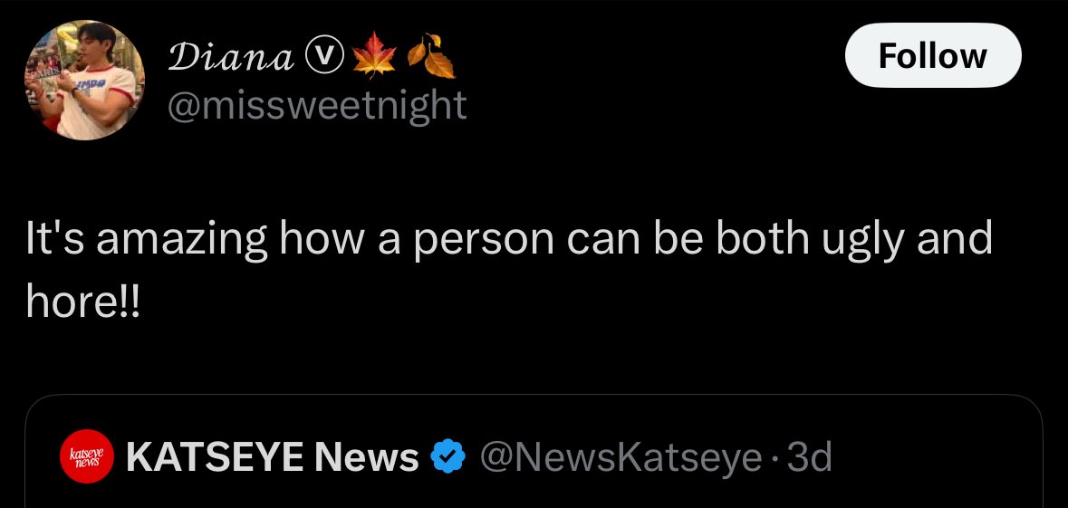 UPROTECTKATSEYE's tweet image. ‼️ #PROTECTKATSEYE ‼️
Block and report
Do NOT engage ⚠️
Click the 3 dots select abuse & harassment then insults
🔗: x.com/missweetnight?…