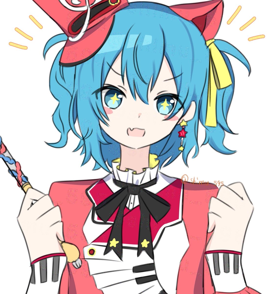 shimu_595's tweet image. #このタグをみた人はド正面イラストを貼る