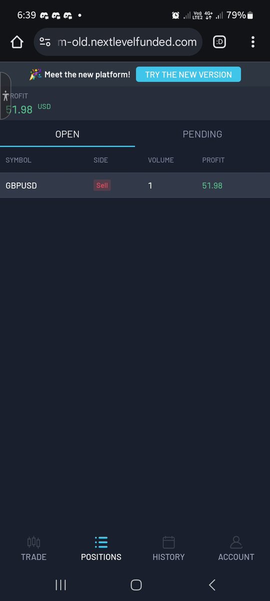A sell on #GBPUSD 
LETS SEE IF IT HOLDS OR BREAKEVEN 
<a href="/dimheyji/">D✨M</a> 
<a href="/Victor9Temple/">Temple</a> 
<a href="/Ezeh_fx/">Chris👽👽</a> 
<a href="/AbLuis09/">Abraham luis</a> 
Goodluck  to me