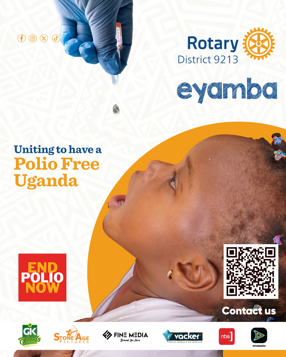 Did you know Rotary is leading the fight to end polio in Uganda? 🧡 We’re reaching the most vulnerable with life-saving vaccines. One child at a time. One drop at a time. Scan the code to know more. This is how we Unite for Good.
#unite4good9213 #endpolionow #rotaryeyamba