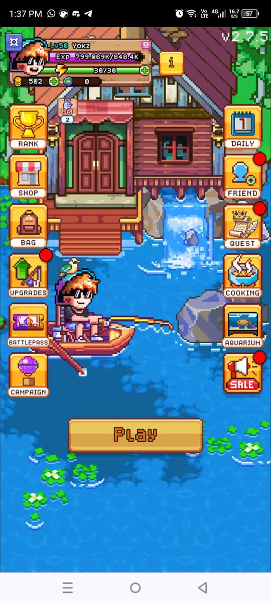 Yokz | YGG (@yokzlang13) on Twitter photo Finally completed the quest " The First Cast " and " Master Angler " on fishing frenzy. The Level 30 and 50 quest.
<a href="/YieldGuild/">Yield Guild Games</a> <a href="/FishingFrenzyCo/">Fishing Frenzy</a> <a href="/gguncharted/">Uncharted</a> Finally completed the quest " The First Cast " and " Master Angler " on fishing frenzy. The Level 30 and 50 quest.
<a href="/YieldGuild/">Yield Guild Games</a> <a href="/FishingFrenzyCo/">Fishing Frenzy</a> <a href="/gguncharted/">Uncharted</a>