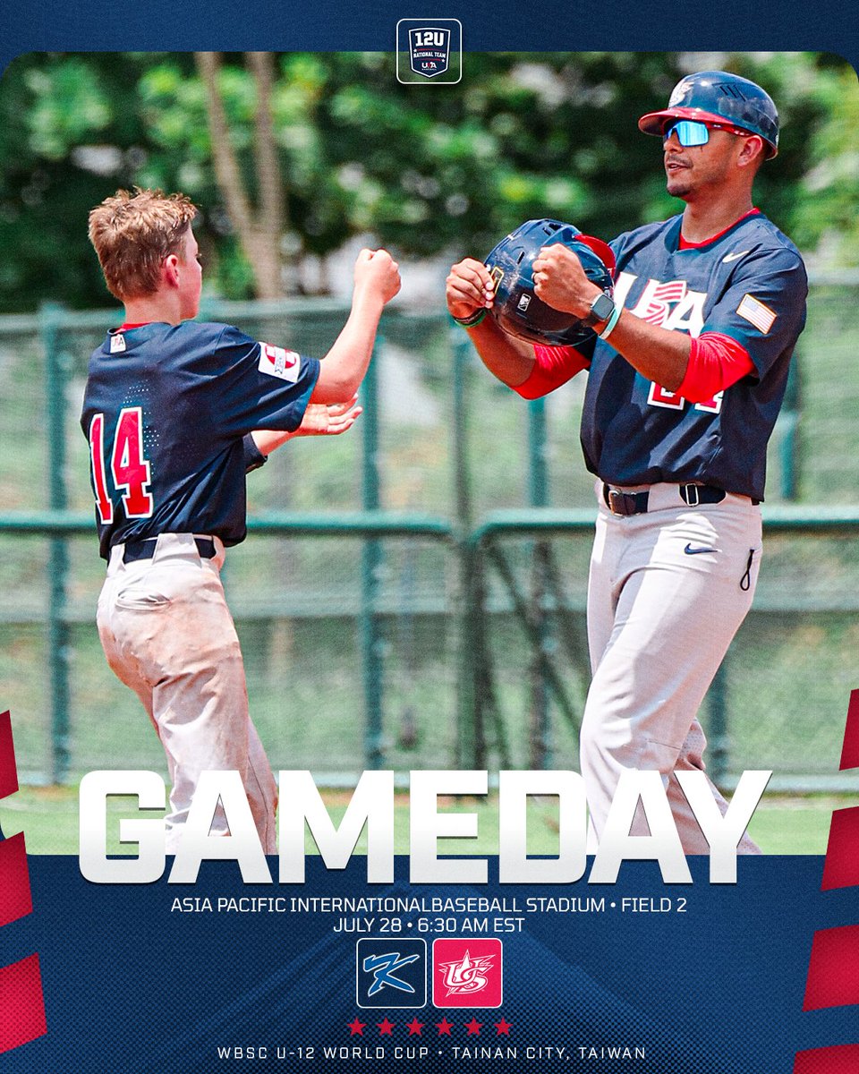 𝟒/𝟗

🆚: Korea
🏟️: ASPAC Field 2
⏰: 6:30 p.m. local/6:30 a.m. ET
📺: gametime.sport
📊: wbsc.org/en/events/2025…
