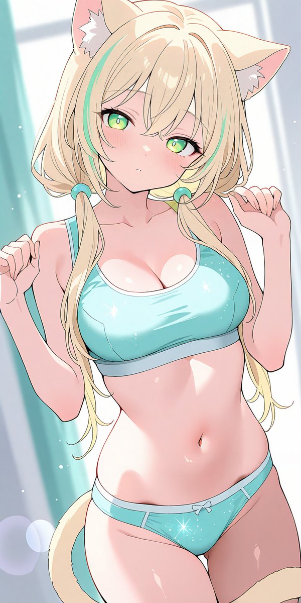 tosh_aish's tweet image. Sports Bra💛🐈 
#AIスポブラ部