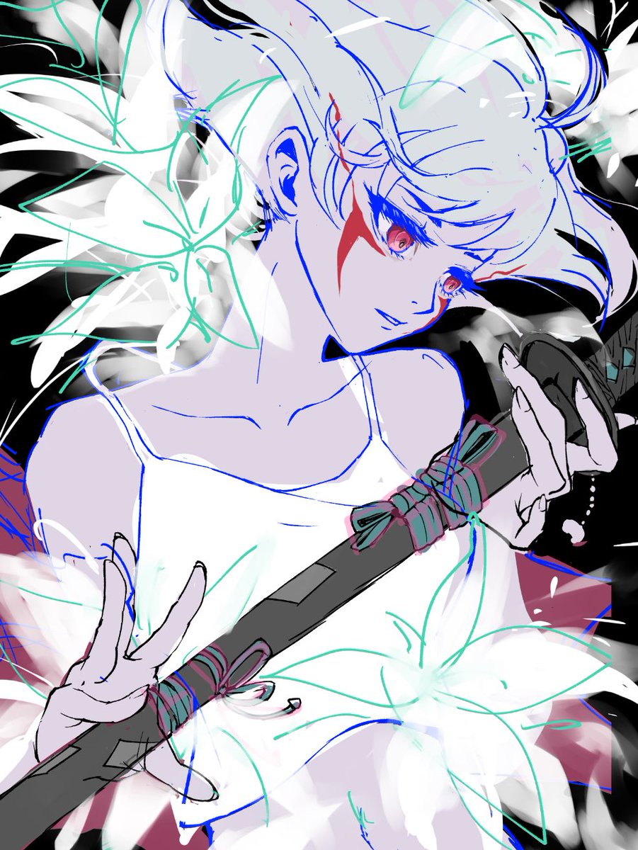 YQCre8's tweet image. OHAYO!!!!
I have a ton of things to do and I’m panicking! In times like this, I should calm down…🫨
(Shao art contest draft🎨)