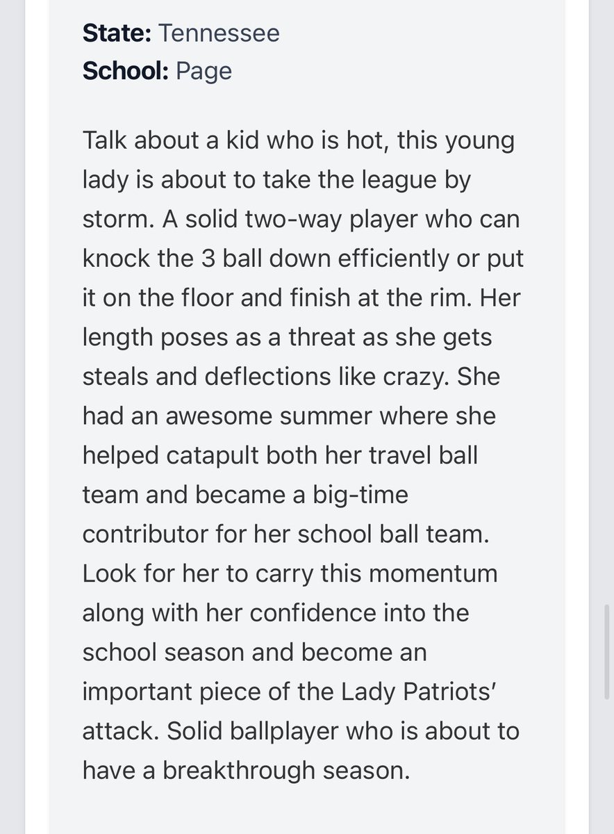 Thank you <a href="/PrepGirlsHoops/">Prep Girls Hoops 🏀</a> for these write ups!