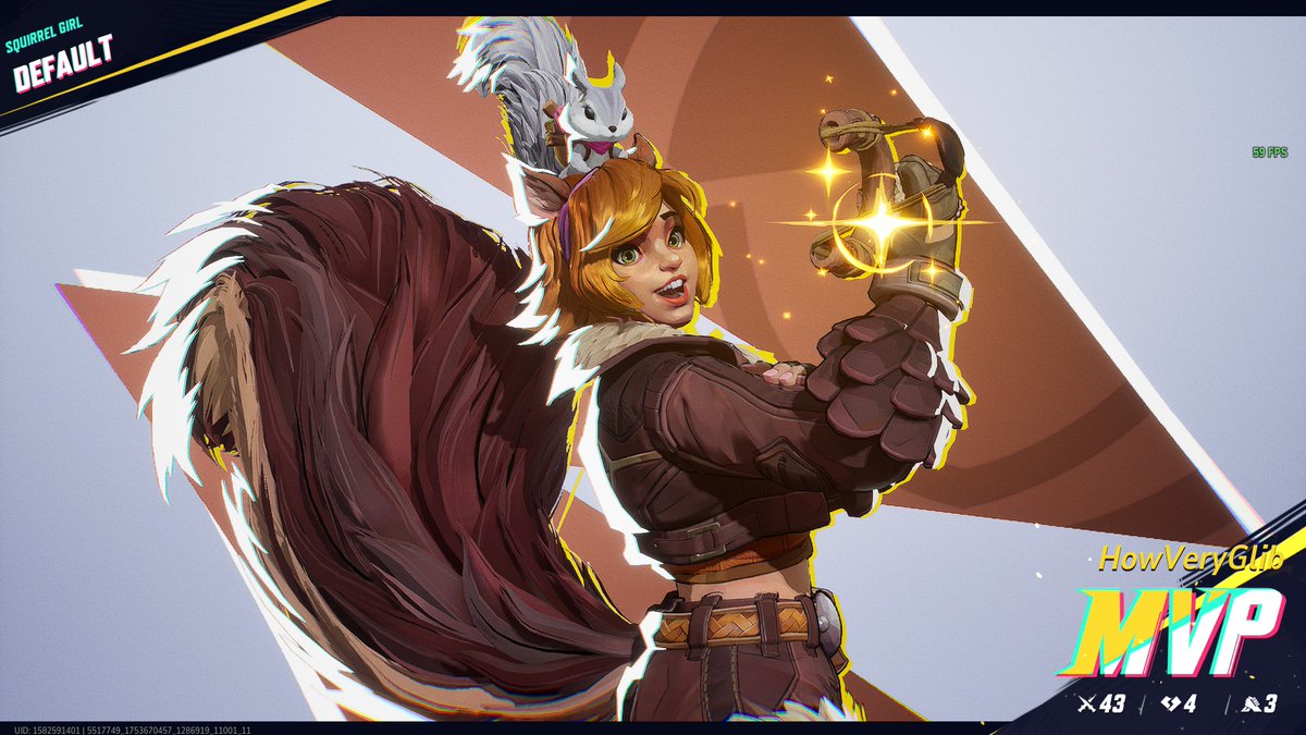 HowVeryGlib's tweet image. golly effin&apos; gee, this squirrel means business. managed to turn around what looked to be for the longest time a losing game. she can dish it out like no one&apos;s business and then flee to fight another day pretty easily

the power of squirrel and slingshot is unmatched