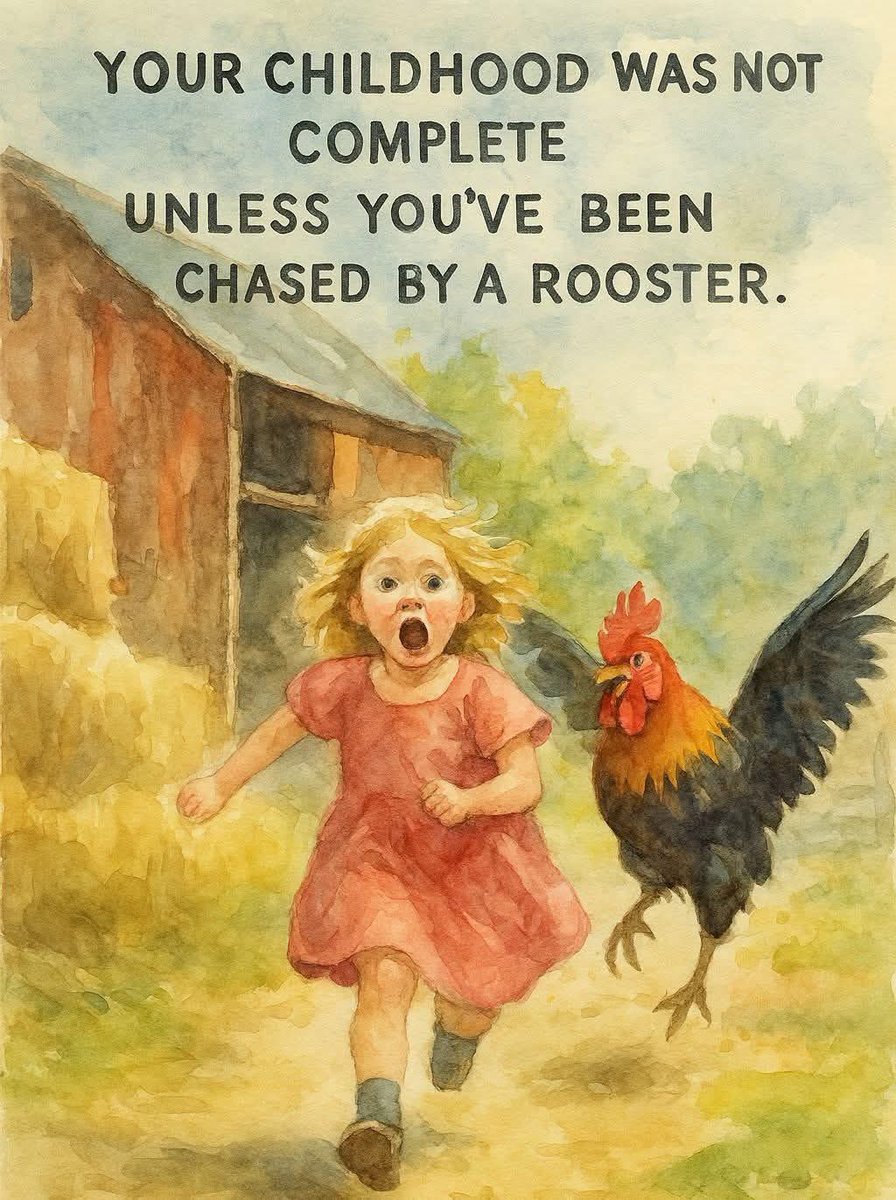 karlasisaac's tweet image. I knowβ¦ I remember at my grandma farm and I was petrified as a little girl! π€£