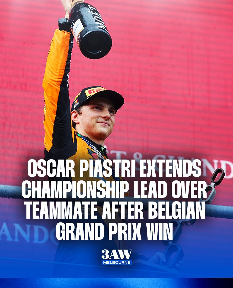 3AW693's tweet image. Another Grand Prix win for our very own. 🇦🇺
MORE 👉 nine.social/ZQD
