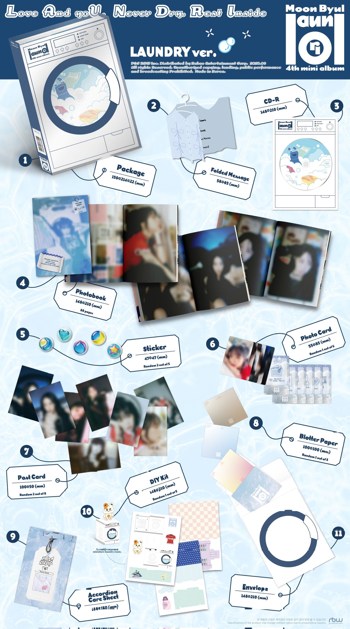 MAMAMOO MoonByul フォトブック アルバム 他 セット Mamamoo Moonbyul 門OON(Moon) : Repackage 1st Ontact Live Kit