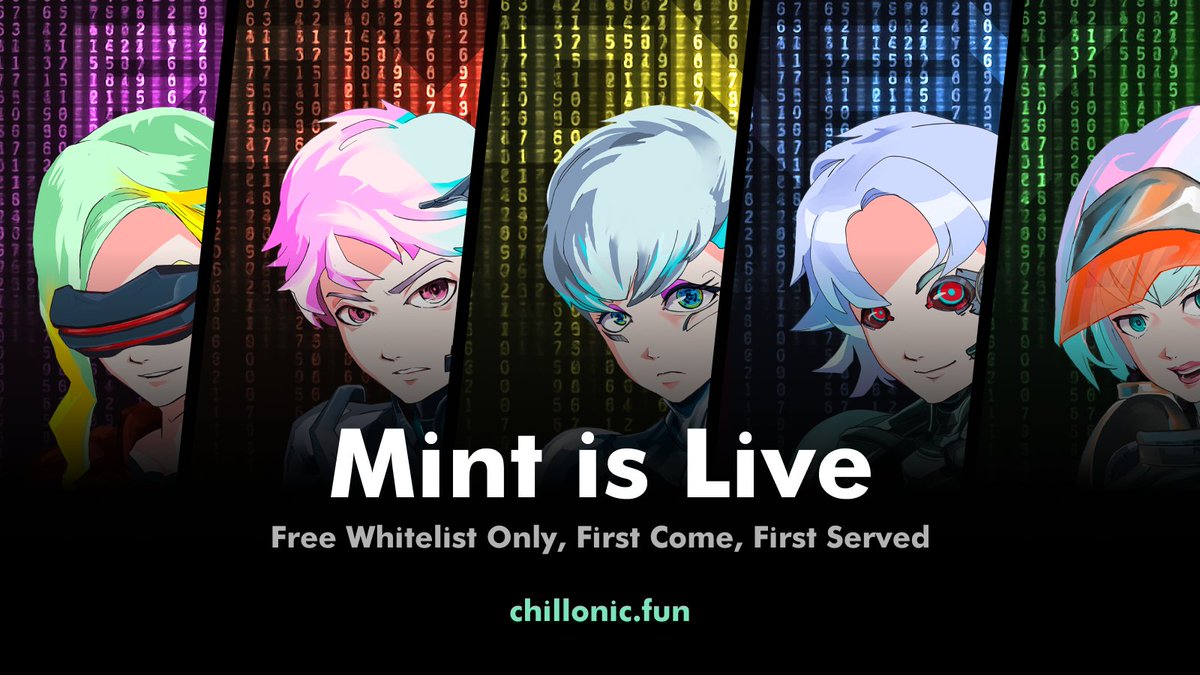 Fomoney2048's tweet photo. Whitelist Mint is now live on @chillonicNFT !

🦔🧢 https://t.co/dSpf2zeR4m

Free Whitelists only, First come, first served!

48-hour window, ends sooner if sold out!

Mint Guide: https://t.co/wg9En1zbQM

Free of mind on-chain, with FoMoney!

#letsFOMO https://t.co/UcfgT8nCnU
