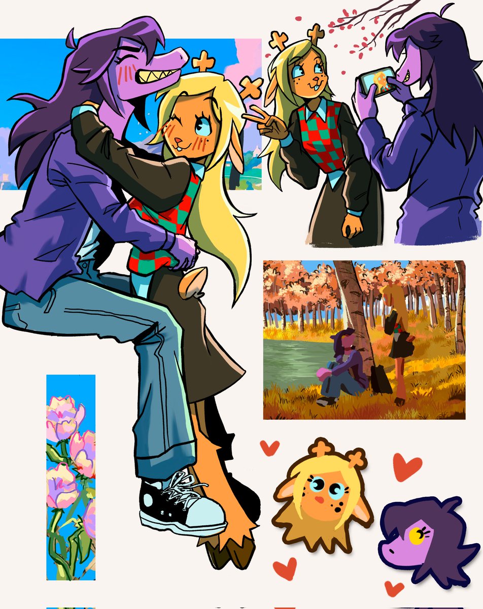 Cursed_Nelari's tweet image. LET'S GO LESBIANS 🗣
#suselle #DELTARUNE #SusieDeltarune #noelleholiday
