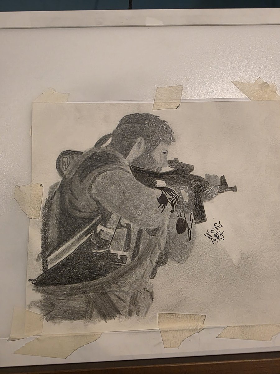 Yo Woods, here's another fan art I did :D ignore i messed up your tattoos, dont make me run laps because I mess it up lol
<a href="/Sgt_Frank_Woods/">Sgt. Frank Woods</a>