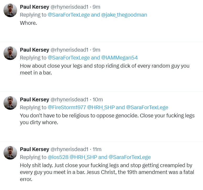 mshavisham's tweet image. Paul is looking forward to all of you reporting his posts for slurs and targeted and graphic sexual harassment.

@ rhynerisdead1