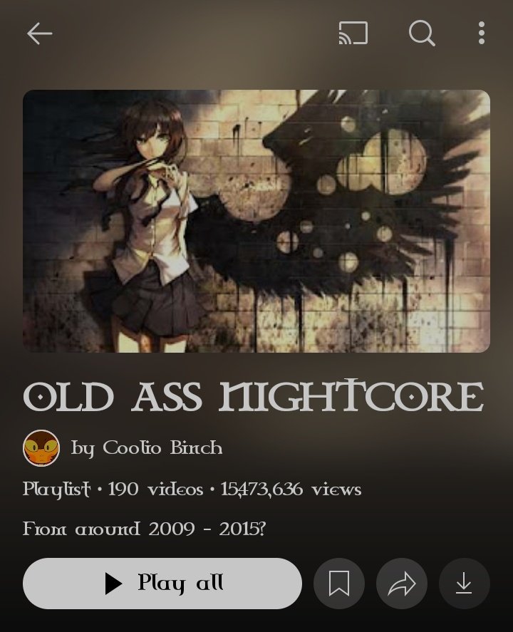 CalibreKaz's tweet image. Agora que ninguém está vendo posso falar que ouço playlist de Nightcore toda madrugada