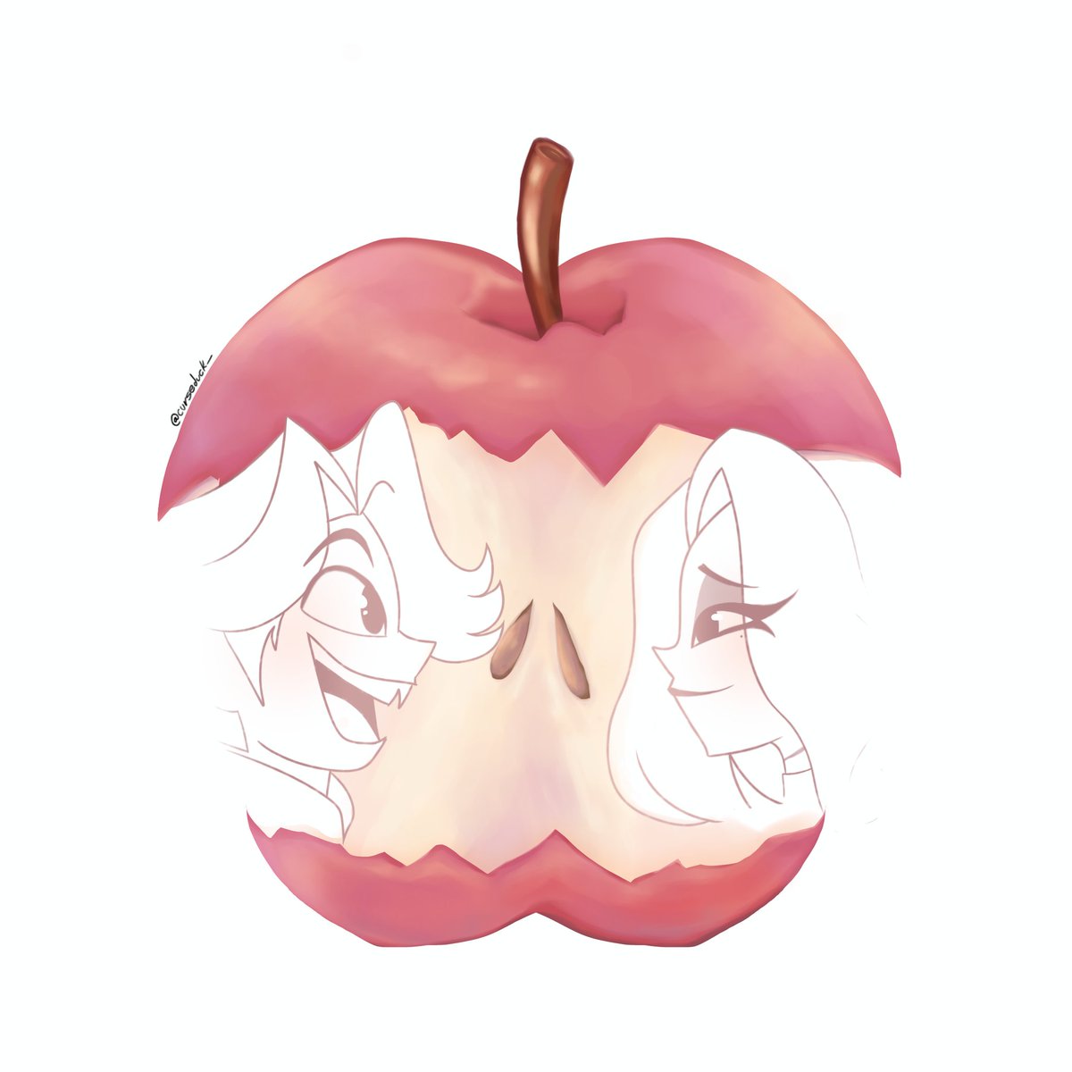curseduck_'s tweet image. apple trend but with my ship ♡
#appletrend #HazbinHotelAbel #emeraldwitch #abelxlilian #selfshipping #Ocxcanon
