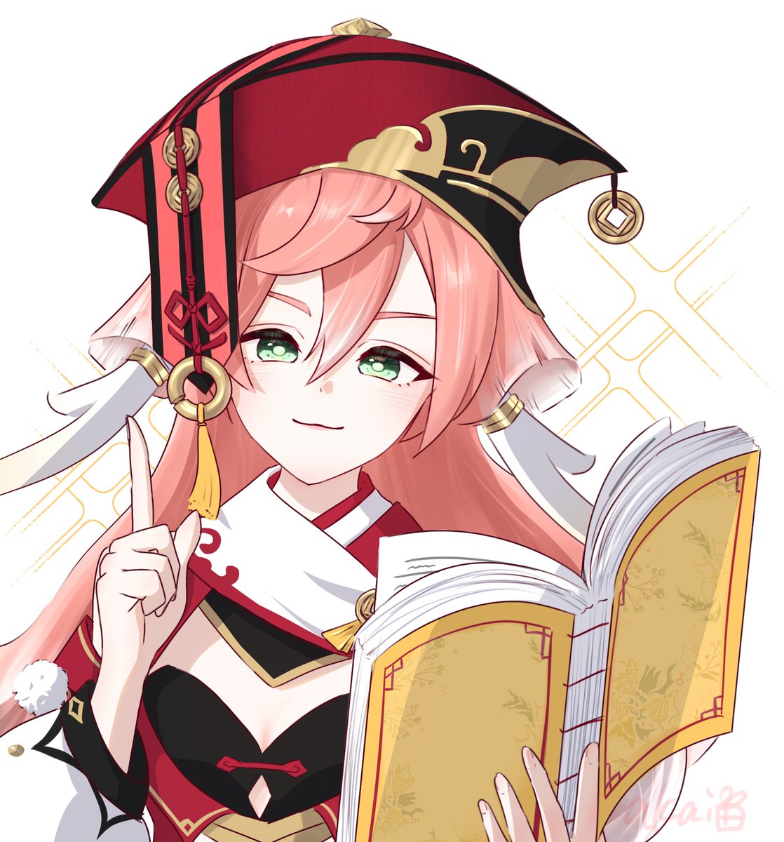 akaisaran's tweet image. 再掲です！煙緋ちゃん誕生日おめでとうー！
#煙緋生誕祭2025
 #Yanfei