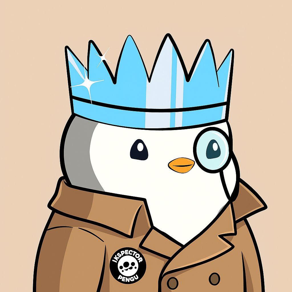 🚨 BREAKING NEWS FROM THE ABSTRACT CHAIN 🕵️‍♂️🐧

The legendary sergeant  PENGU, the beak behind the iconic Polly Case, has just been promoted to INSPECTOR PENGU — a rare rank held by only 8 in the entire Undercover Pengu Cop Academy.

📈 Ambition is rising.
Other sergeant PENGUs