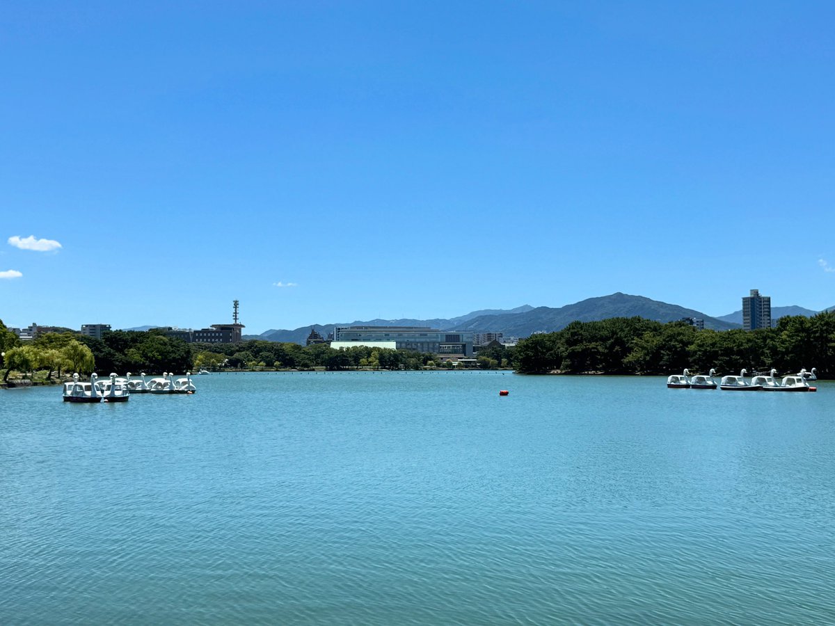 tobatoppers's tweet image. 真夏の大濠公園