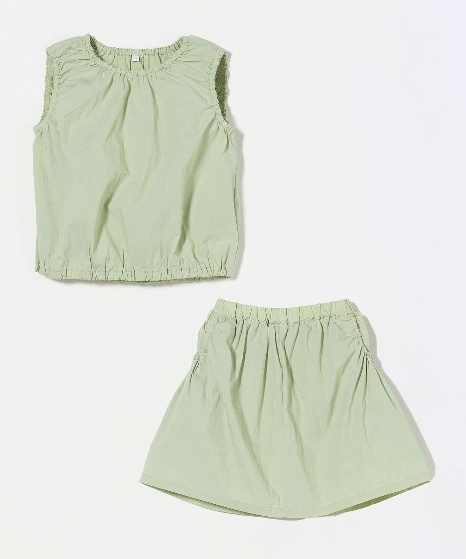 あーちゃん様green label relaxing パウドレ　セットアップ 美品》 green label relaxing パウドレ セットアップ 紺色（あー