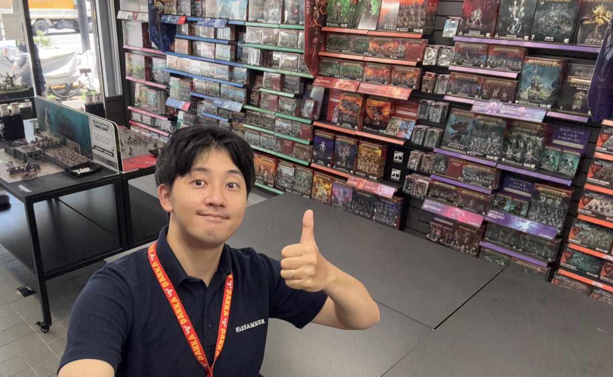 Warhammerjim's tweet image. [神保町ストアオープン❗️]

今週も神保町ストア始まりました❗️

✅本日16:00で「AoS テレインの受注生産受付終了」
✅デイリーミッション「Master of The Forge」

詳細はスタッフまでℹ️

20:00までお待ちしております❗️
