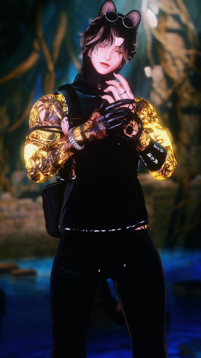 RNyxarras's tweet image. Here's to a new week, I hope it's not too chaotic for you all~ ๐ซฐ
#gpose #FFXIVSelfie #ffxivsnaps #GPOSERS #miqote #ReShade #atlaspose