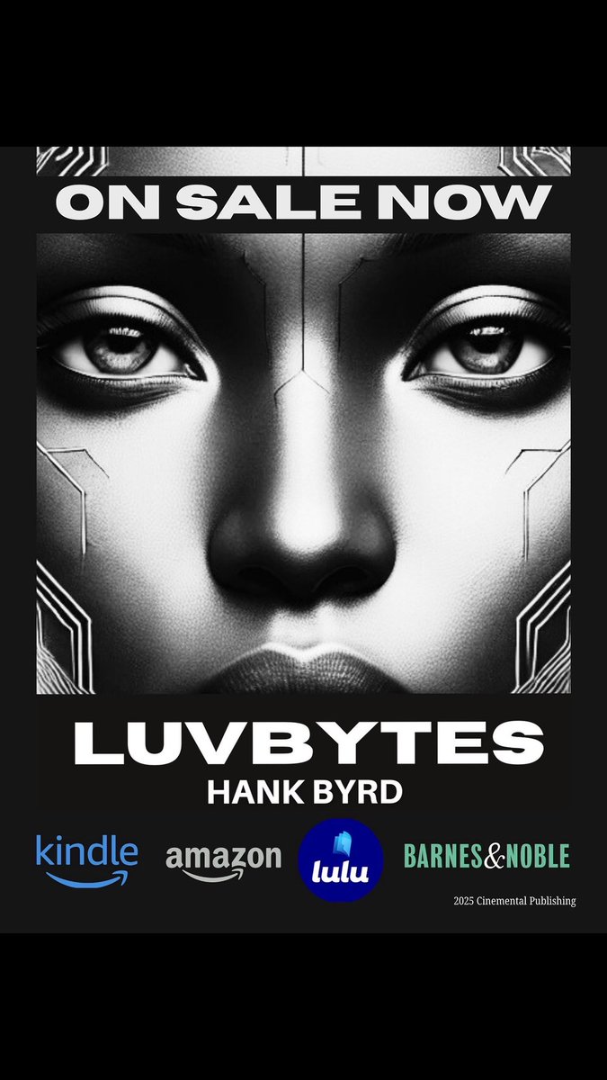 PSSSST; Hey… LuvBytes is way more interesting than my personal life. 🤷🏾‍♂️😂

7 stories. Sci-fi, horror, fantasy &amp; thriller—where swiping right could get you love… or something else entirely.

Kindle, Amazon, B&amp;N, Lulu, or inbox me for a signed copy. Part of the proceeds support