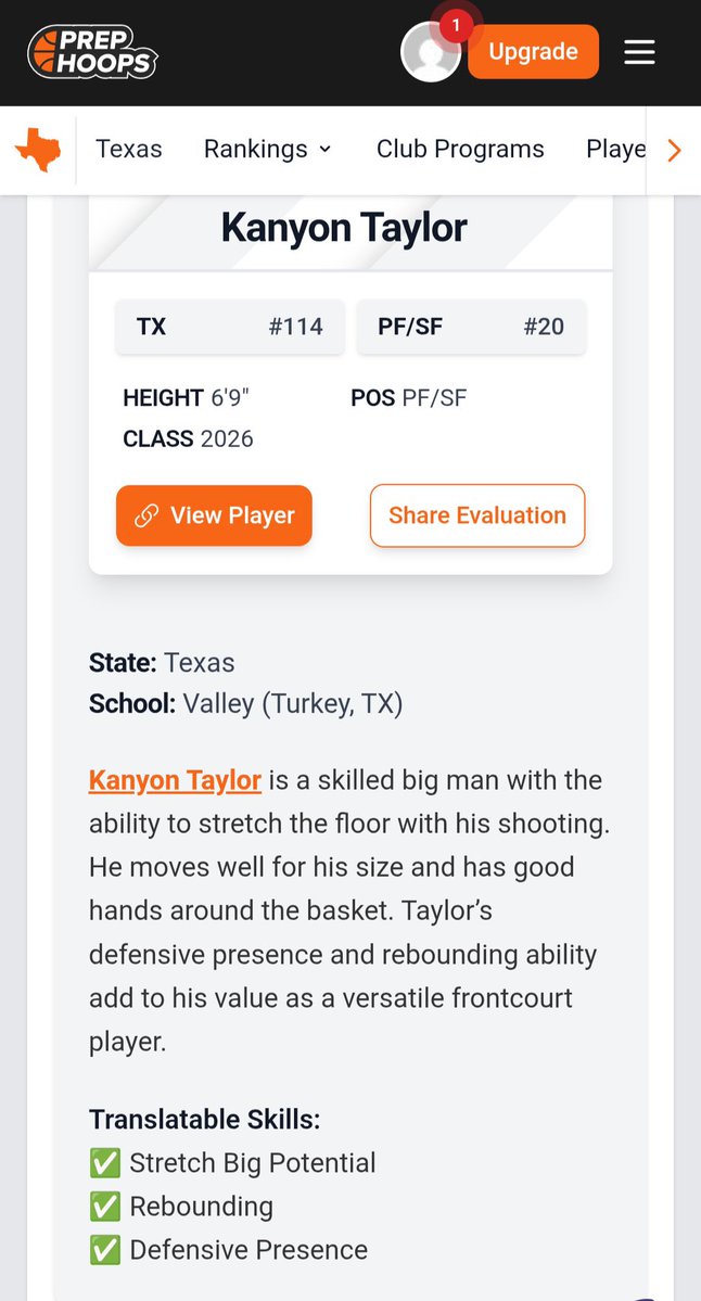 Kanyon Taylor (@kanyontaylor22) on Twitter photo Thank you <a href="/PrepHoops/">Prep Hoops π</a> <a href="/PrepHoopsTX/">Prep Hoops Texas</a> for the recognition!
<a href="/BYCelite/">BYC ELITE</a> <a href="/A_Turner32/">Austin Turner</a> <a href="/CoachJRG/">Jon Gilliam</a> Thank you <a href="/PrepHoops/">Prep Hoops π</a> <a href="/PrepHoopsTX/">Prep Hoops Texas</a> for the recognition!
<a href="/BYCelite/">BYC ELITE</a> <a href="/A_Turner32/">Austin Turner</a> <a href="/CoachJRG/">Jon Gilliam</a>