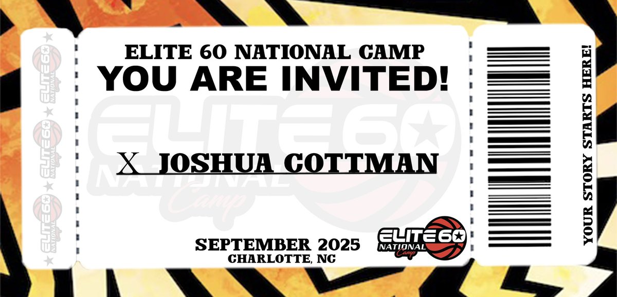 StellarHoops's tweet image. Class of 2026 Cherry Hill West (NJ) Joshua Cottman has been INVITED to the Elite 60 National Camp.