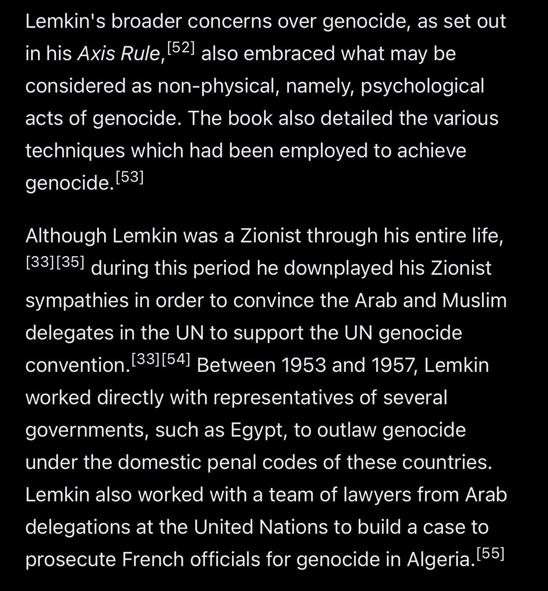syjvicious's tweet image. the scholar who coined the term “genocide” was a polish jewish survivor of the holocaust… who was himself a zionist. i just—