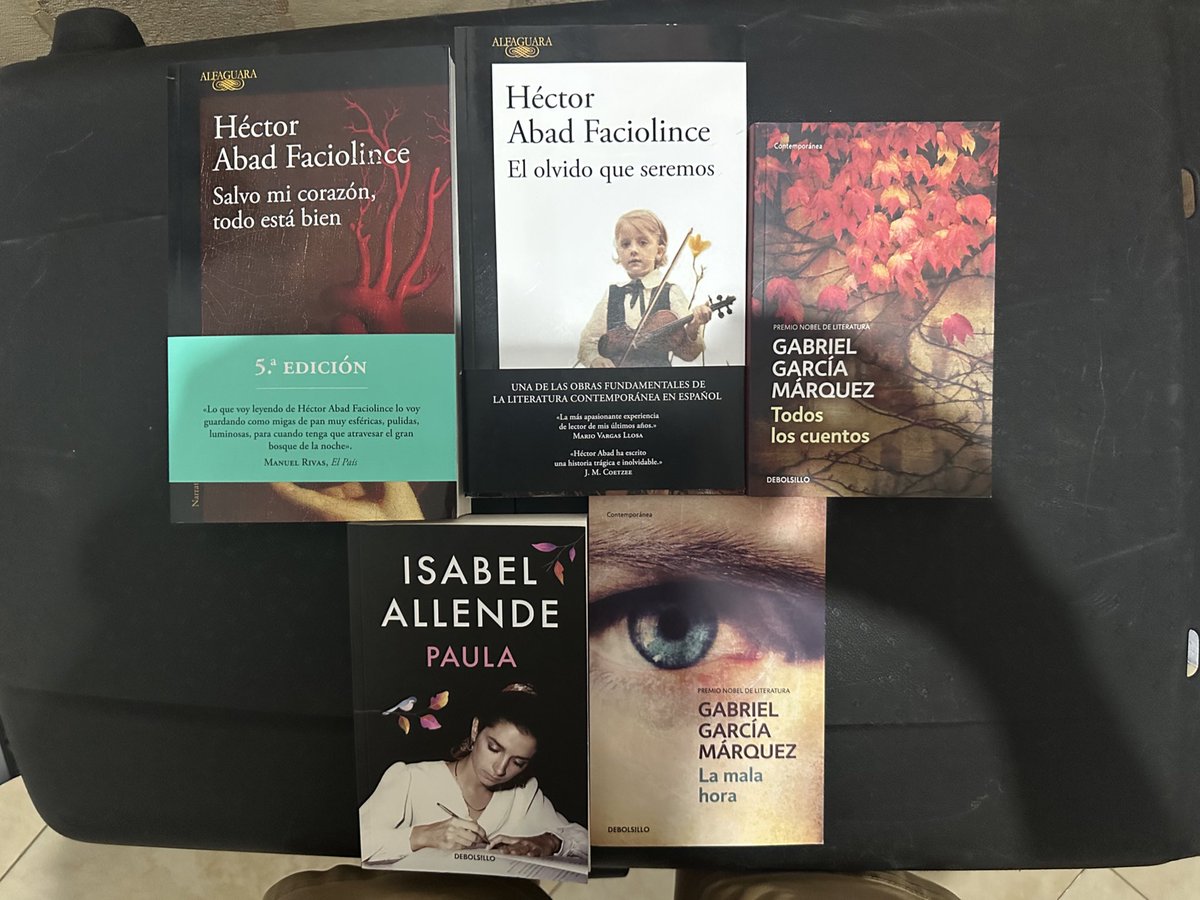 Pablogomez3's tweet image. Coming soon! Autumn reads :) #Gabo #HectorAbad #IsabelAllende