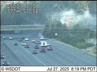 sfargon's tweet image. Brush Fire | NB I5, Everett