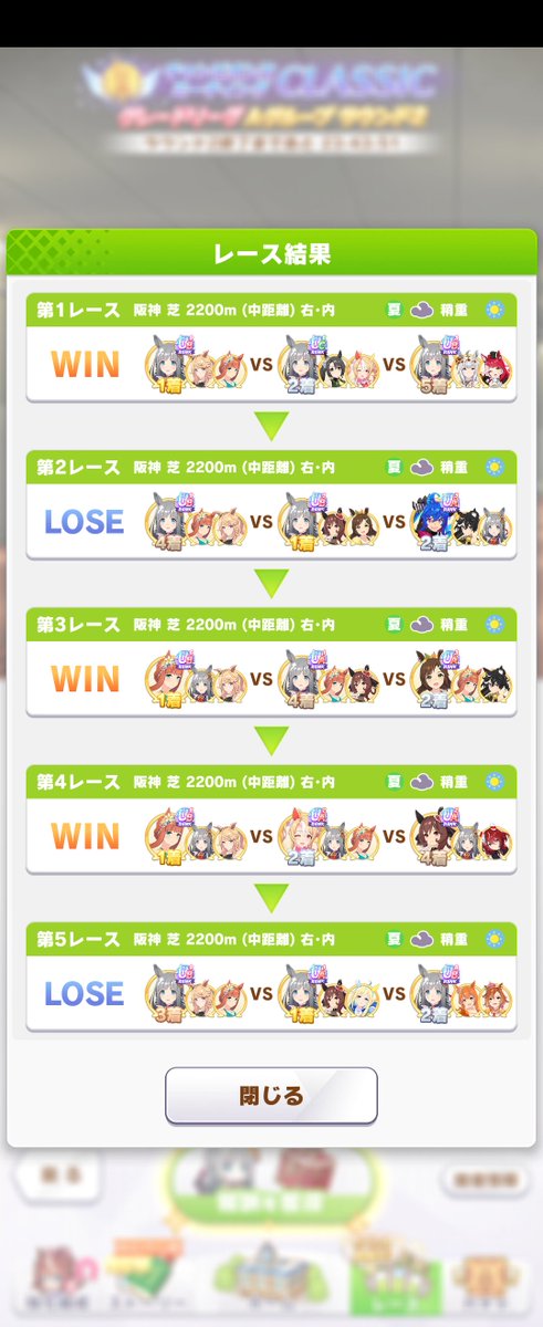 KyleSamidare's tweet image. Aグループ決勝ラウンド進出確定✌️
サイレンススズカもいいぞ☺️