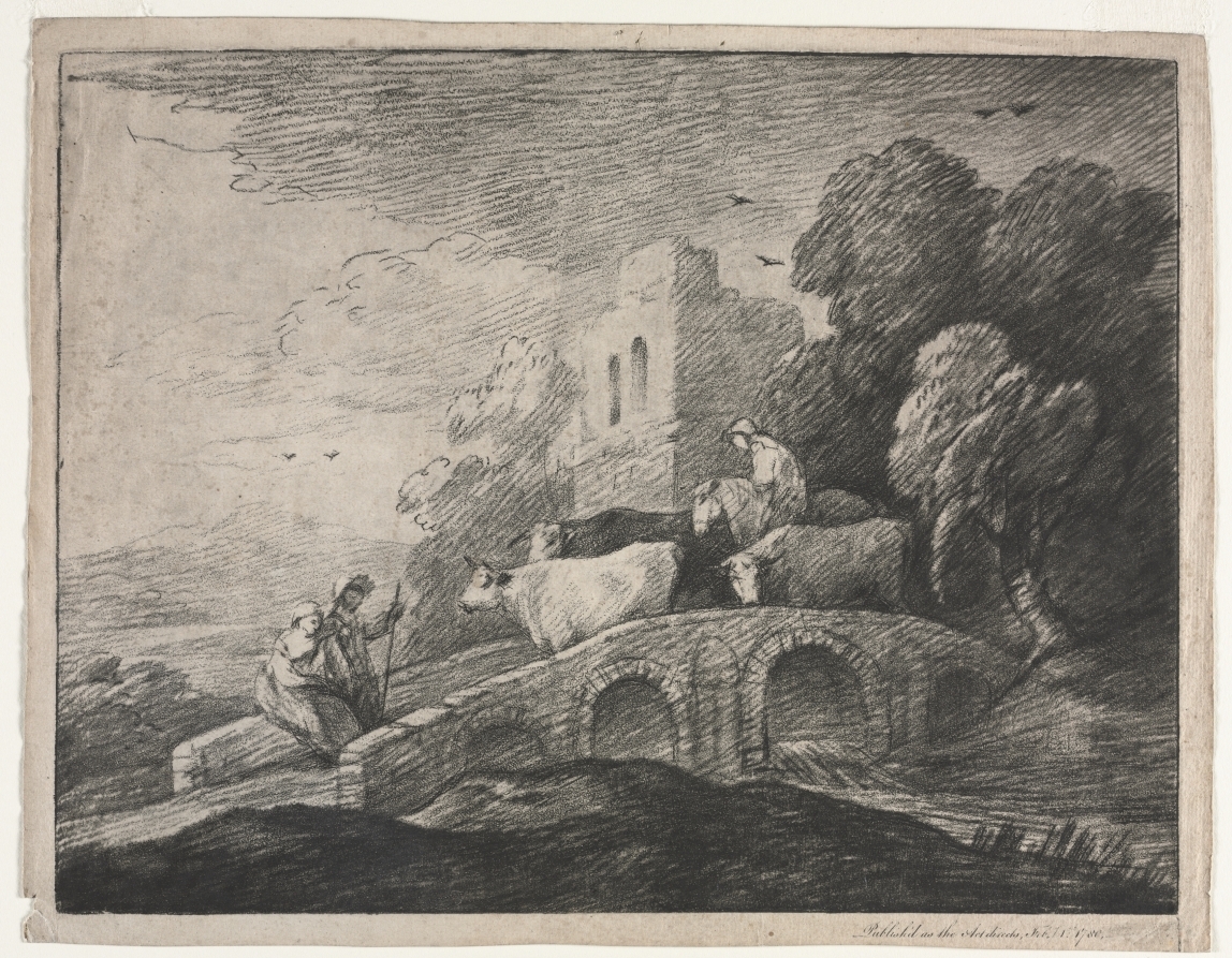 t_gainsborough's tweet image. Wooded Landscape with Herdsmen Driving Cattle clevelandart.org/art/1986.27