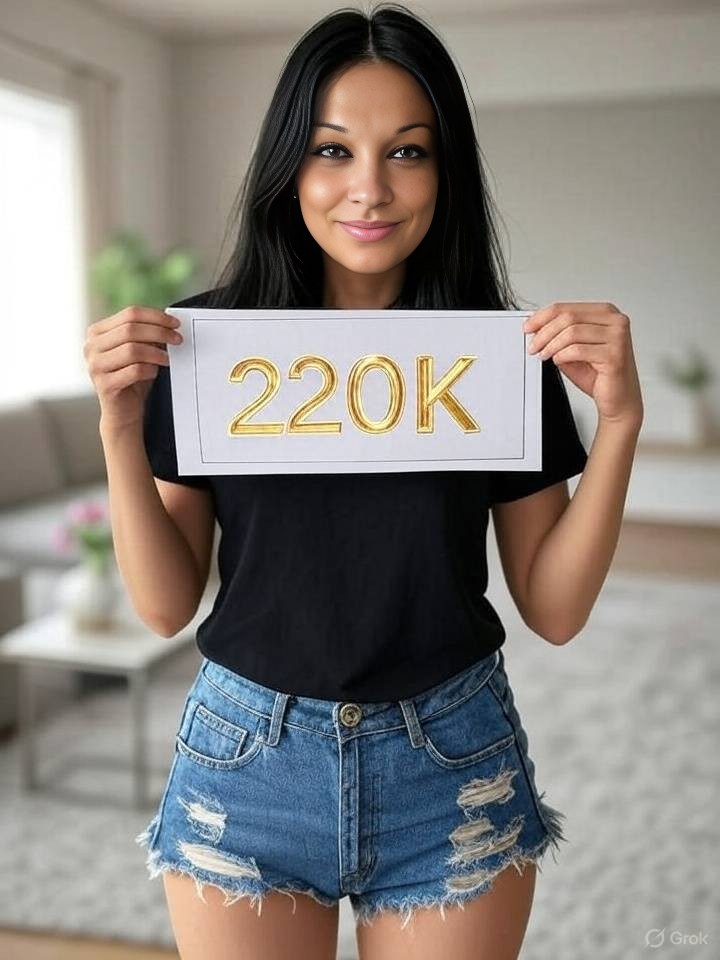 I don't do this very often, but I think I should tonight.
I want to thank everybody for pushing me over the 220K mark. I'm truly honored to have such an amazing group of followers. Some of you have been with me since my first day here. I never dreamed I'd hit this level. 
THANK