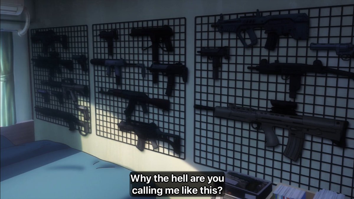ascillios's tweet image. Just started watching tougen anki
This nigga got more guns than a Texan 😭