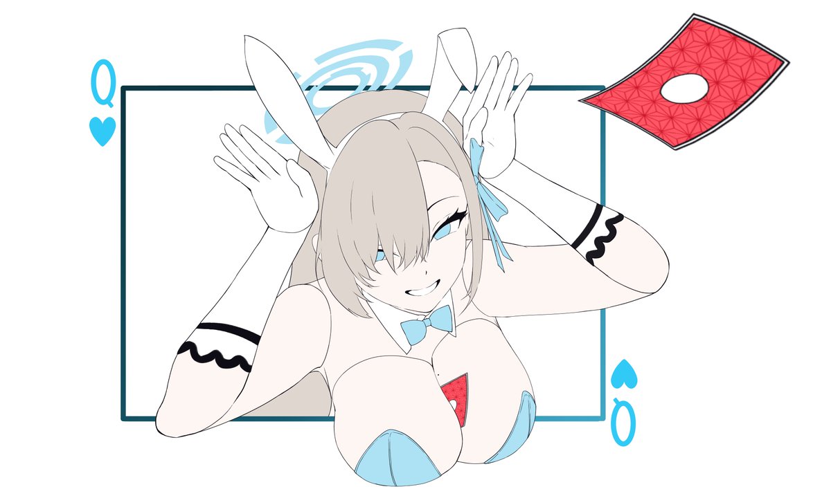 686panda's tweet image. 🐰TEST Sketch🐰

#一之瀬アスナ #ブルアカ
