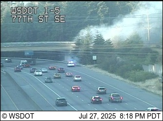 sfargon's tweet image. Brush Fire | NB I5, Everett