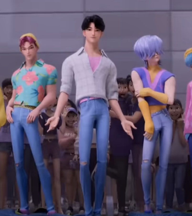 staplesquid's tweet image. why does he hit the lesbian pose #lesbianjinu