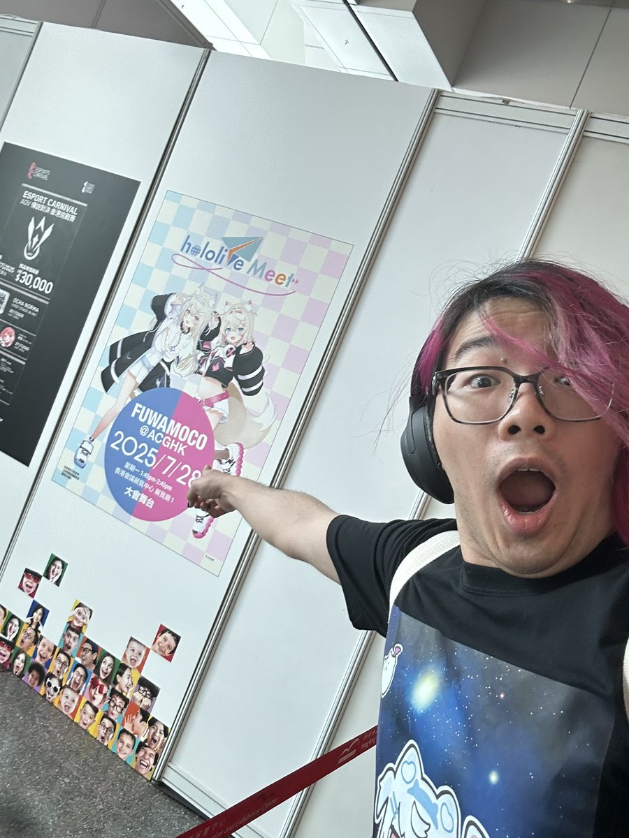 hijeffdesu's tweet image. I’m here!!! BAUBAU🩵🩷
#ACGHK2025
#hololiveMeet
#FUWAMOCO