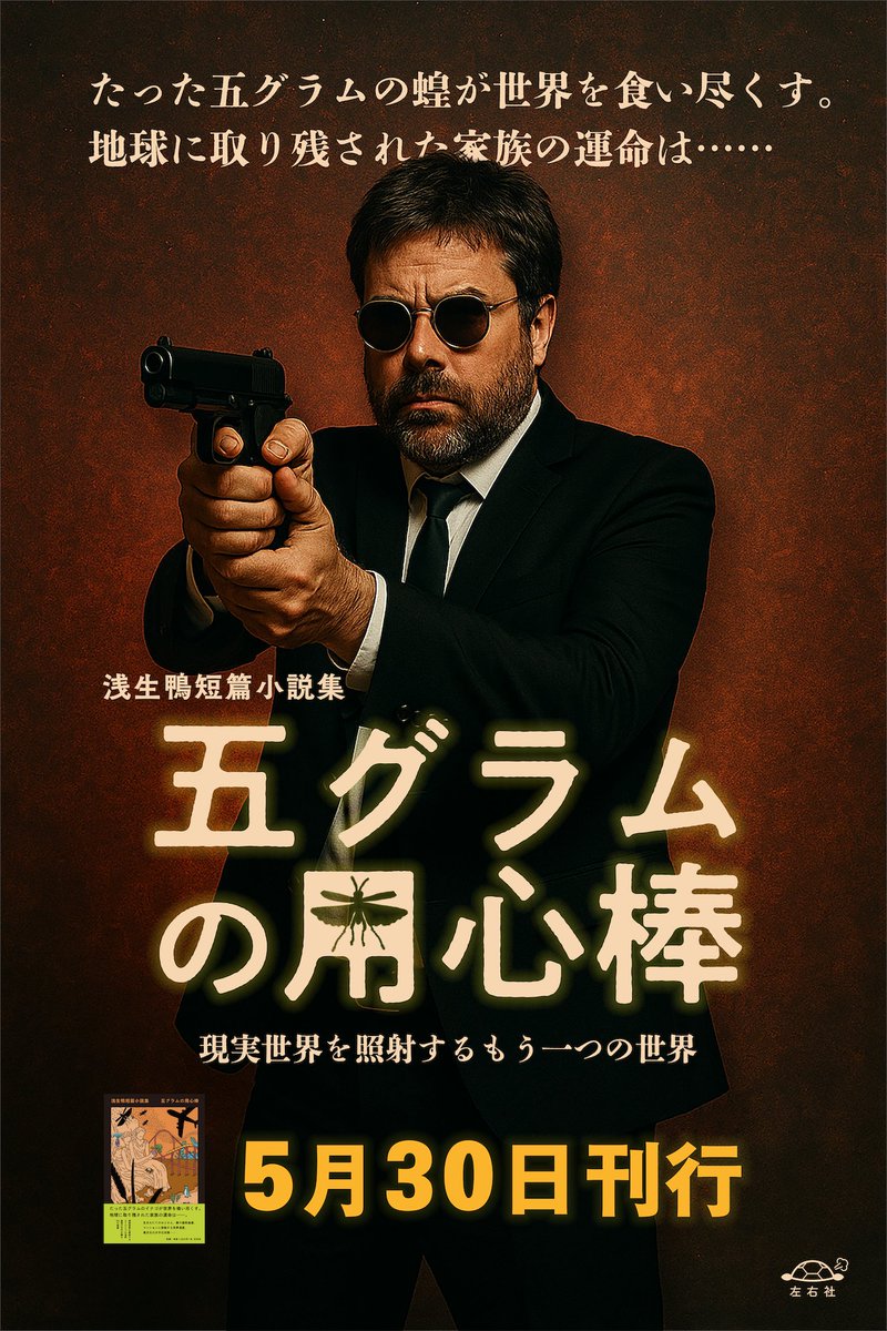 sayusha's tweet image. 【明日開催】本をこよなく愛する作家と芸人による偏愛小説語り＆書店ツアー！7月29日(火) 19時～  『五グラムの用心棒』刊行記念  浅生鴨 × ピストジャム × ファビアン トーク＆サイン会📚青山ブックセンターにて！aoyamabc.jp/collections/ev……
