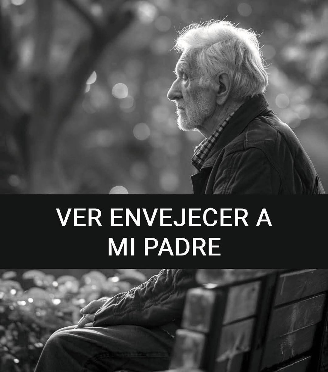 Fran_9na_cuenta's tweet image. La vida pasa rápido.
"Últimamente lo he notado más cansado.
Ya no camina tan rápido como antes, ni se levanta sin emitir ese suspiro largo que uno suelta cuando el cuerpo empieza a pesar más de lo que debería.
A veces olvida dónde dejó las llaves o se queda viendo la televisión…