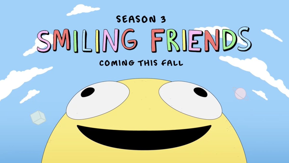 After the season finale of Rick and Morty Season 8, #AdultSwim reaffirmed that Smiling Friends Season 3 is coming this fall!