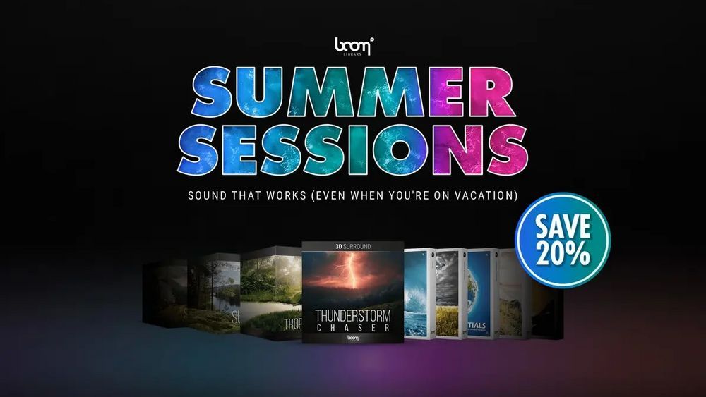 PluginDealsFeed's tweet image. BOOM Library Summer Sessions: 20% off on selected weather and nature SFX libraries. Offer ends July 30th.
🔗 boomlibrary.com