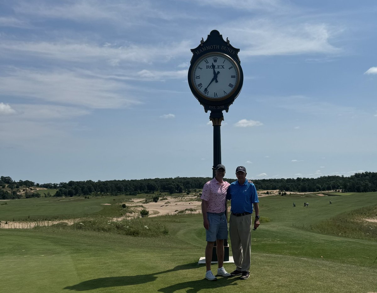 So thankful to get to have weekends like this past weekend with my dad.   Two great courses.  Lawsonia links and Mammouth Dunes.  Memories for a life time