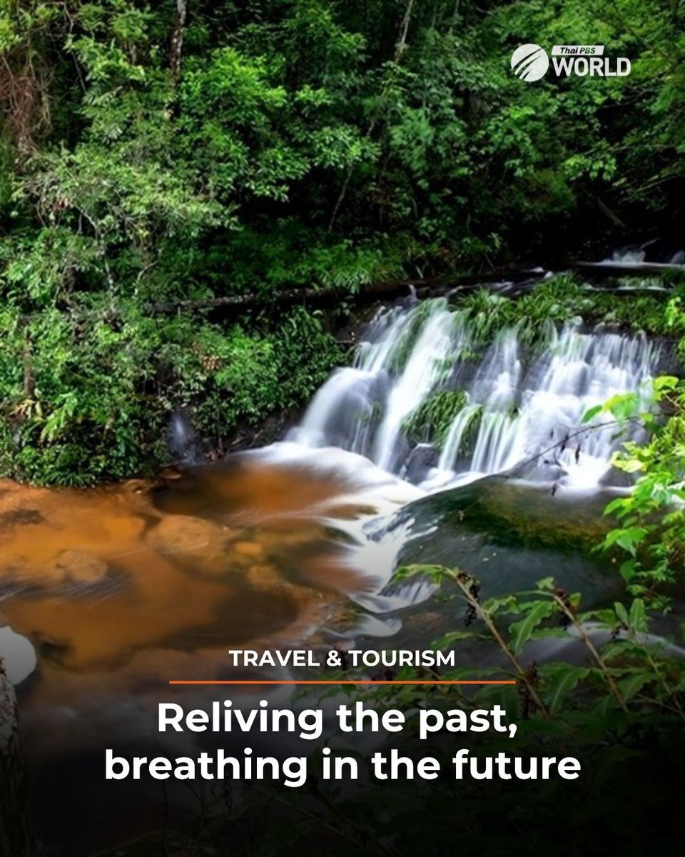 ThaiPBSWorld's tweet image. Tucked away in Phitsanulok, Phu Hin Rong Kla - Thailand’s rain-drenched sanctuary of stone and story - is a place worth wandering, even in the rain.

In the mountainous north of Thailand, where the monsoon clouds gather like a curtain and the land exhales beneath the downpours,…