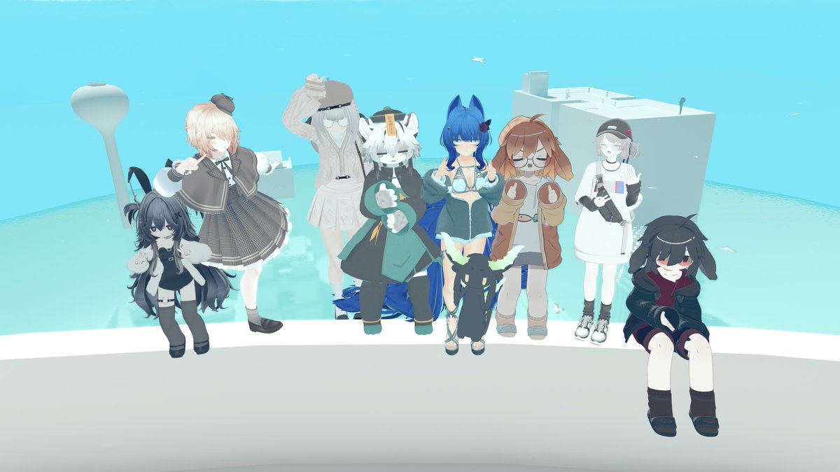 avr_nbr's tweet image. 昨日はパブリックを回った後、フルベイク版Noratama&apos;s roomを案内していました
こんなに大勢で回れたの初めてでとても楽しかった！
人増えたおかげで新しい発見もあったり、まだまだ味のするNoratama&apos;s roomホント好き
ついてきてくれた人も後から来てくれた人もありがとう！