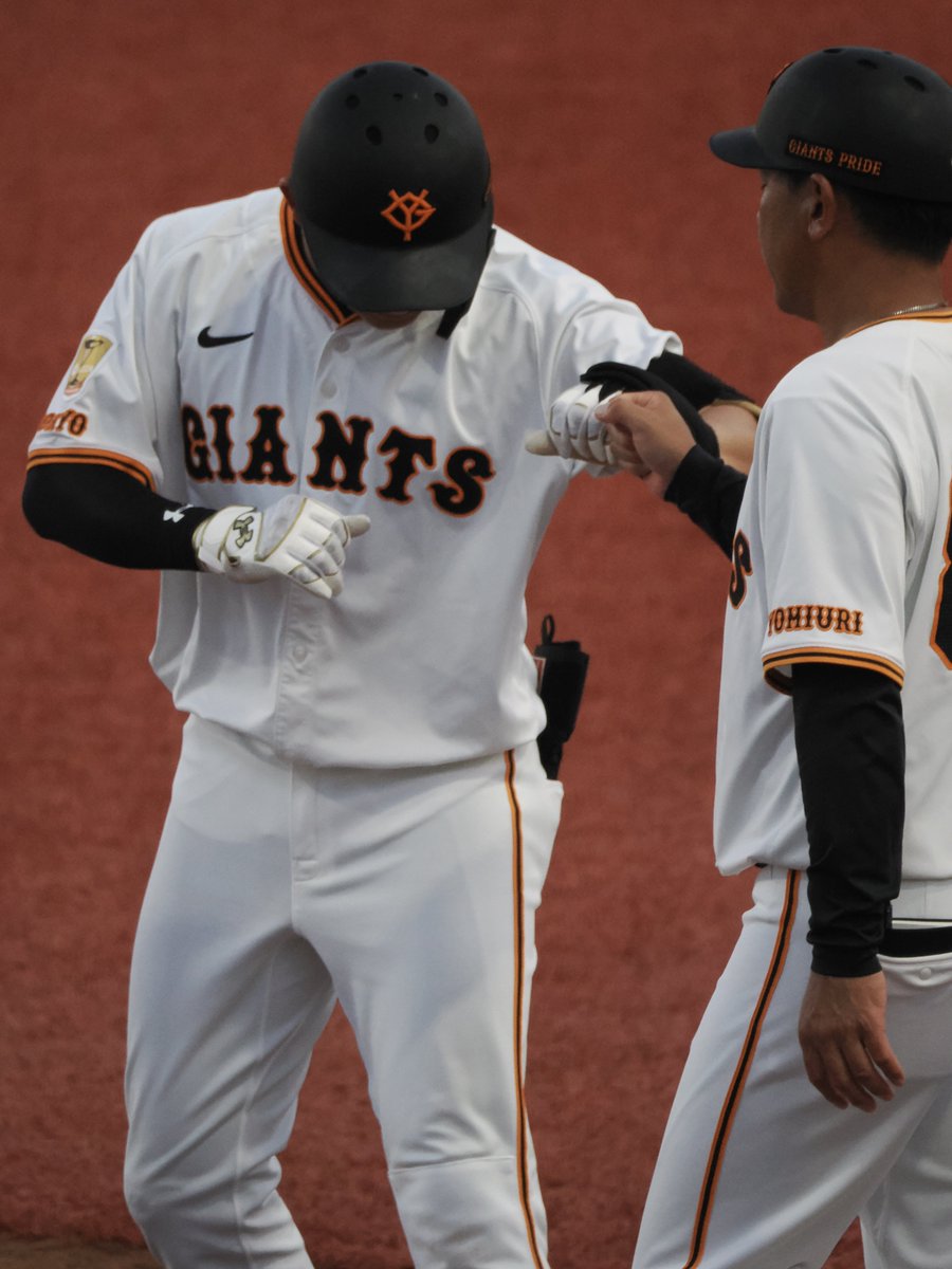 mknm_gpht's tweet image. この日もヒット👏🏻✨

2025-07-27 ジャイアンツタウンスタジアム
#萩尾匡也
#ジャイアンツ #giants #巨人